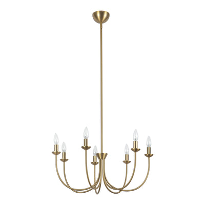 Ember 26-in Steel Chandelier