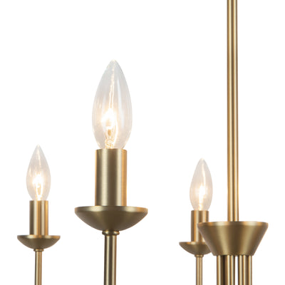 Ember 26-in Steel Chandelier
