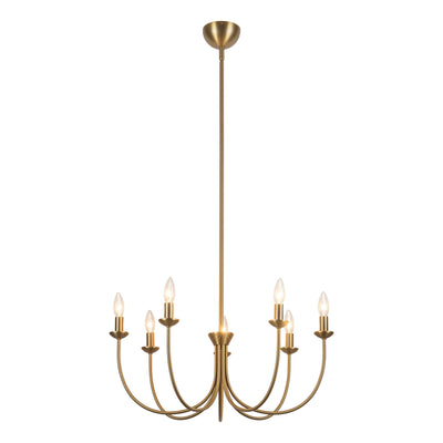 Ember 26-in Steel Chandelier