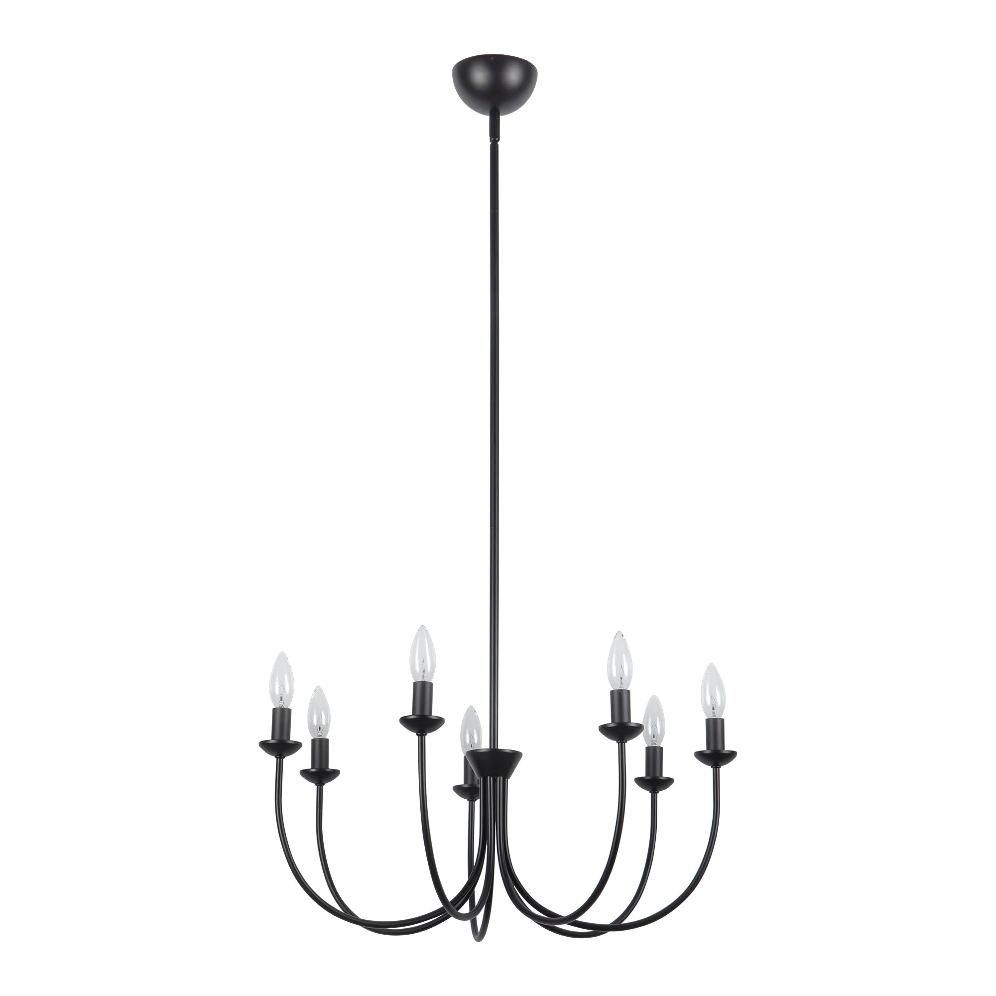 Ember 26-in Steel Chandelier