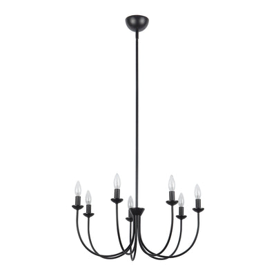 Ember 26-in Steel Chandelier