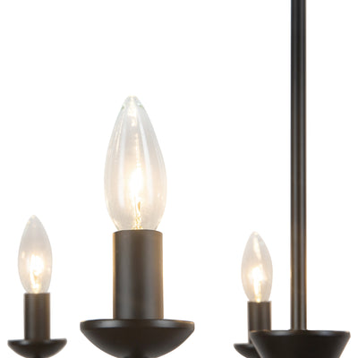 Ember 26-in Steel Chandelier