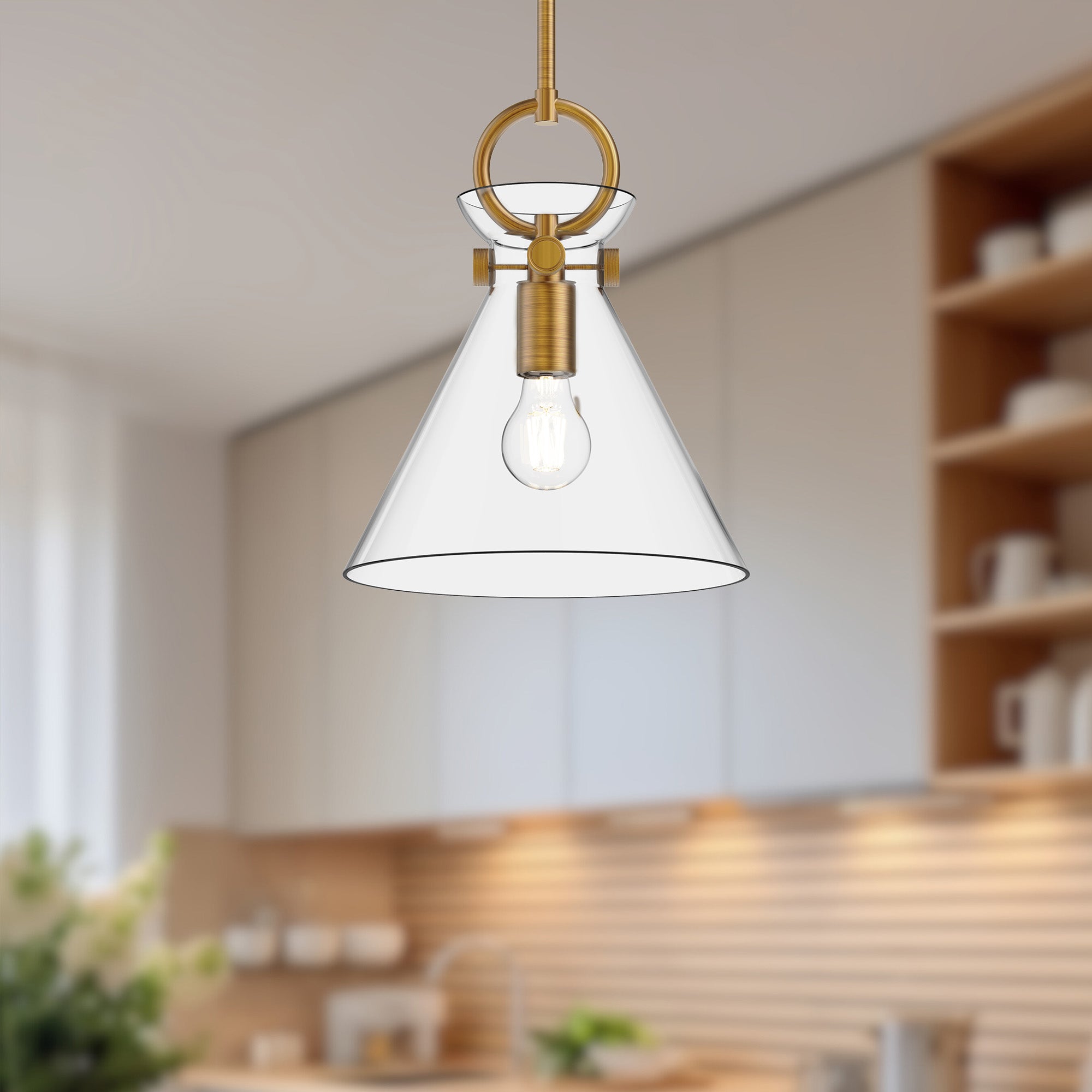 Emerson 11-in Steel Pendant