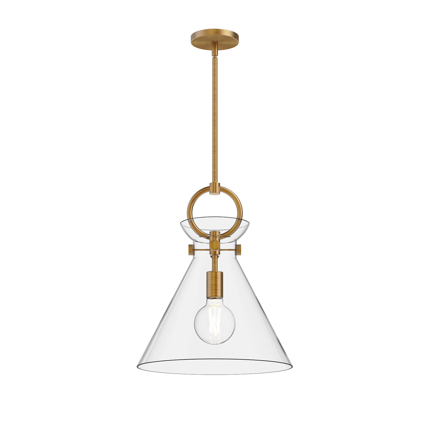 Emerson 14-in Steel Pendant