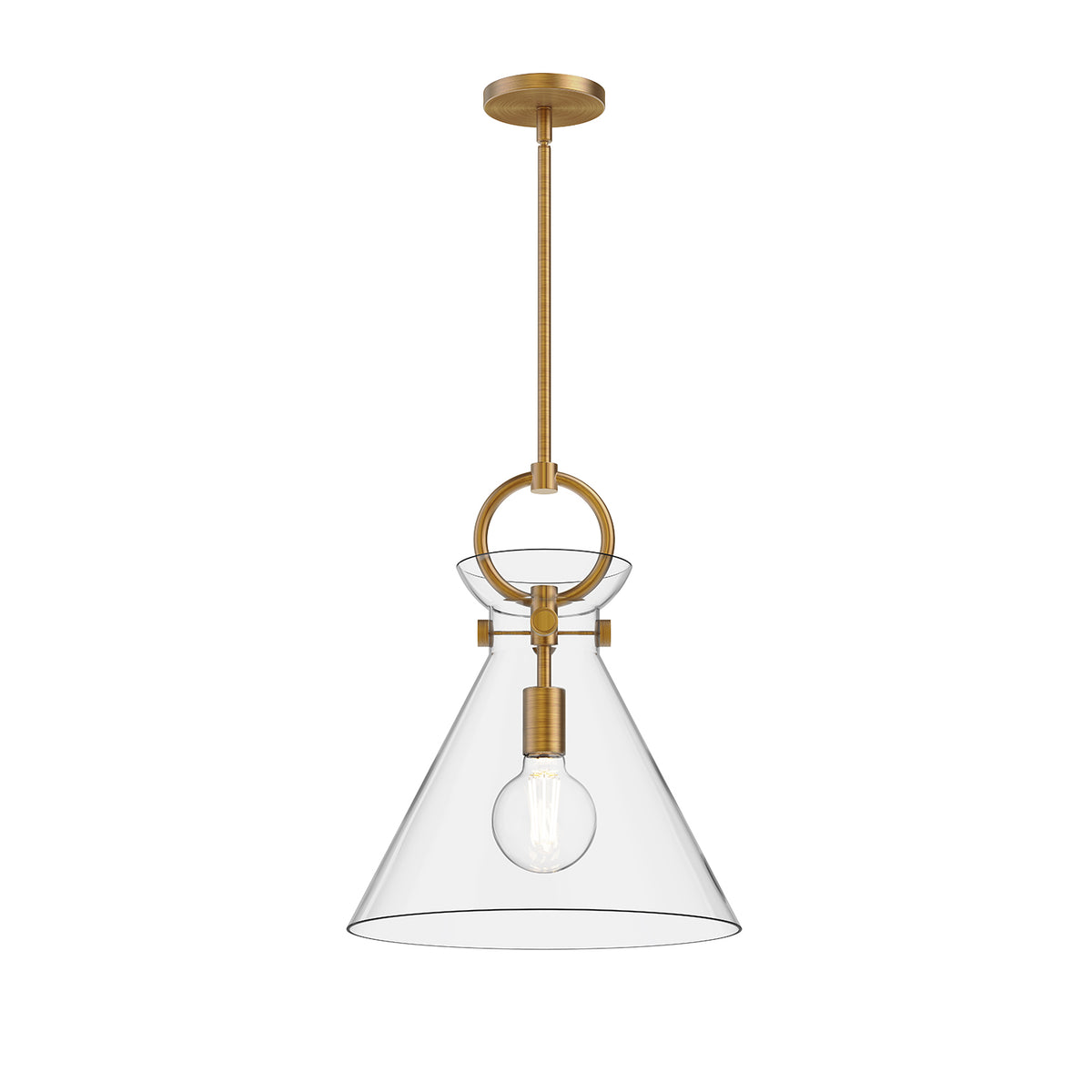Emerson 14-in Steel Pendant