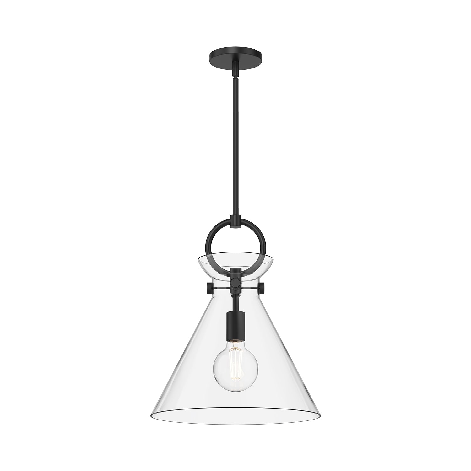 Emerson 14-in Steel Pendant