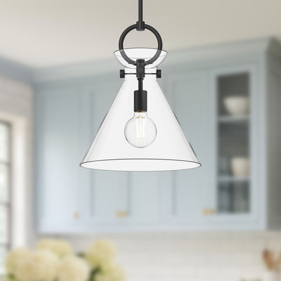 Emerson 14-in Steel Pendant