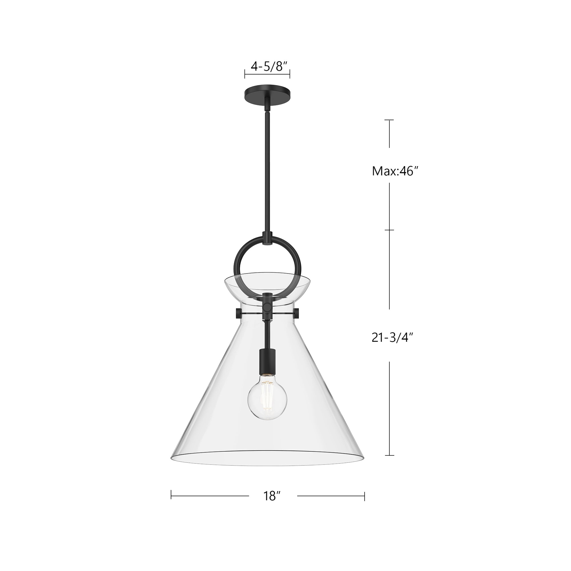 Emerson 18-in 1 Light Socket Pendant
