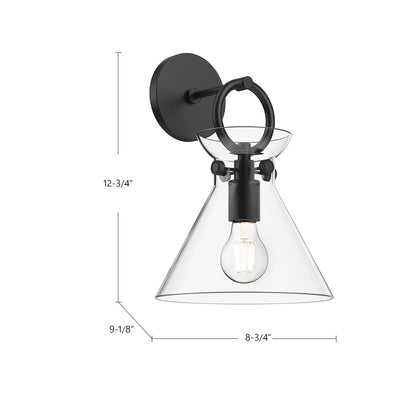 Emerson 9-in Steel Vanity Light