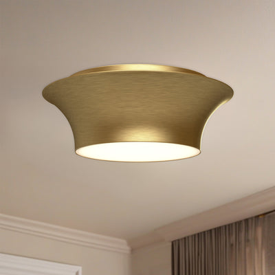 Emiko 12-in Steel Flush Mount