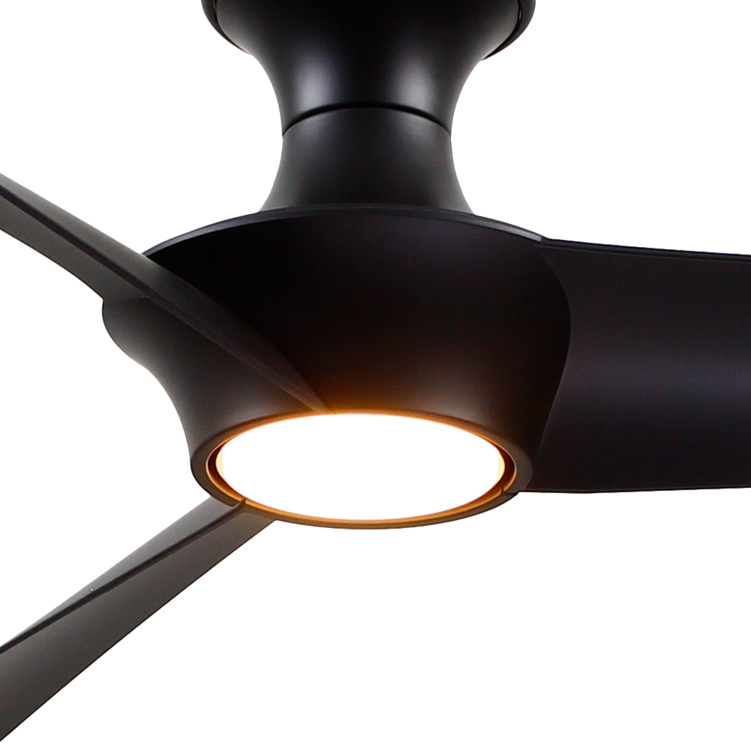 Emiko-H 56-in Matte Black Reversible DC LED Ceiling Fan