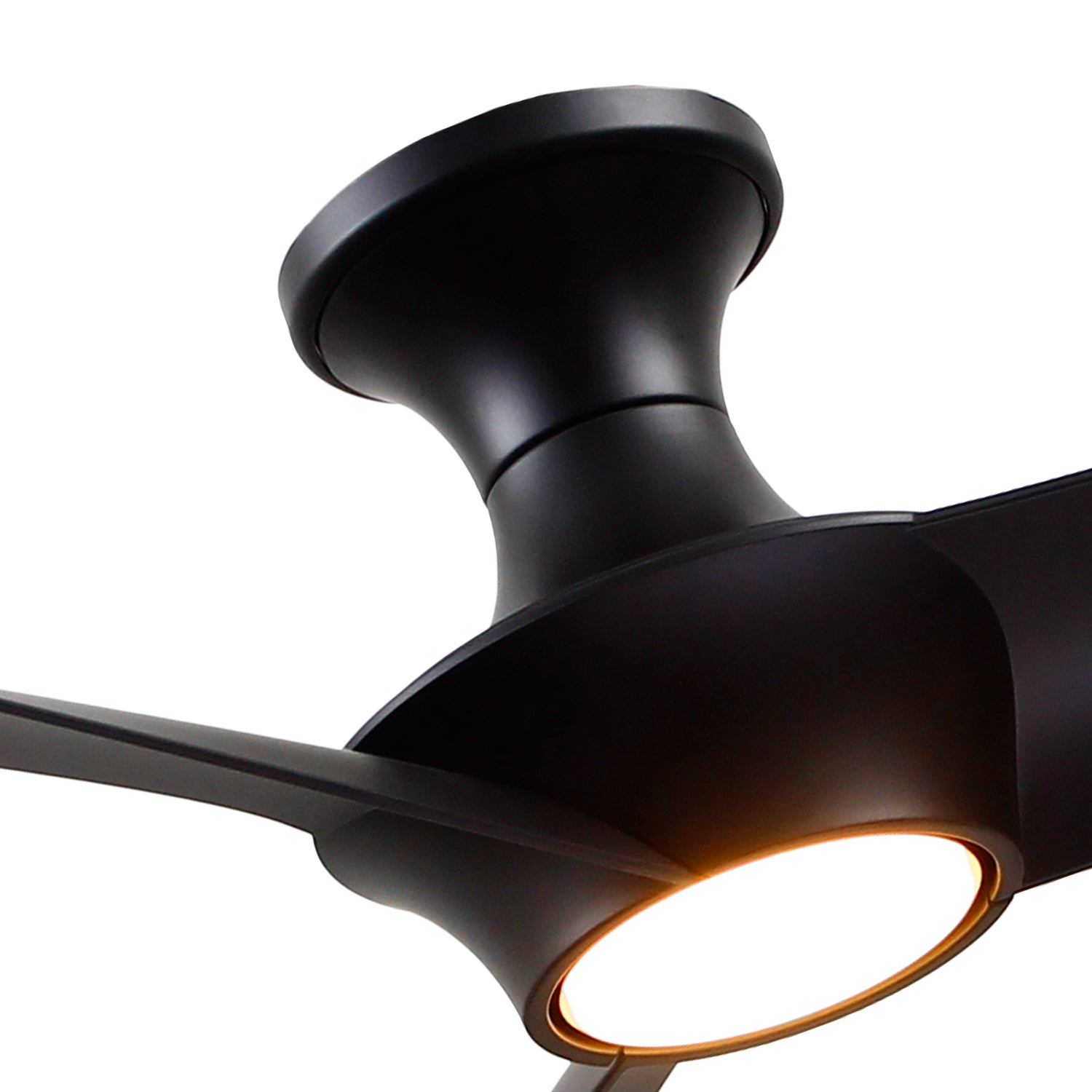 Emiko-H 56-in Matte Black Reversible DC LED Ceiling Fan