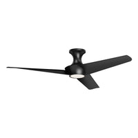 Emiko-H 56-in Matte Black Reversible DC LED Ceiling Fan