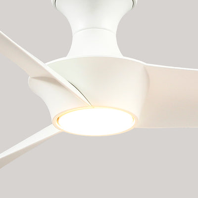 Emiko-H 56-in White Reversible DC LED Ceiling Fan