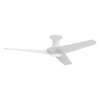 Emiko-H 56-in White Reversible DC LED Ceiling Fan