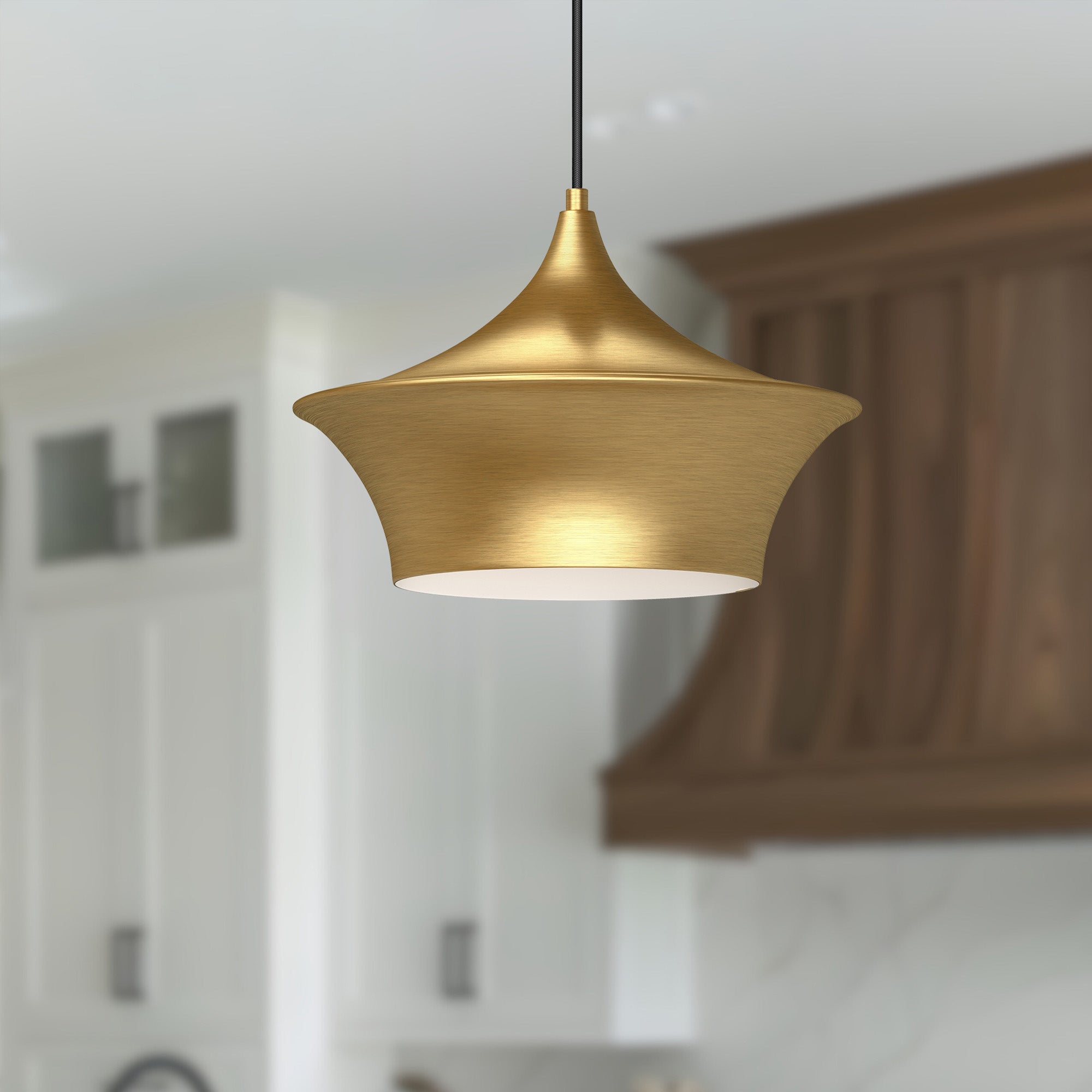 Emiko 12-in Steel Pendant