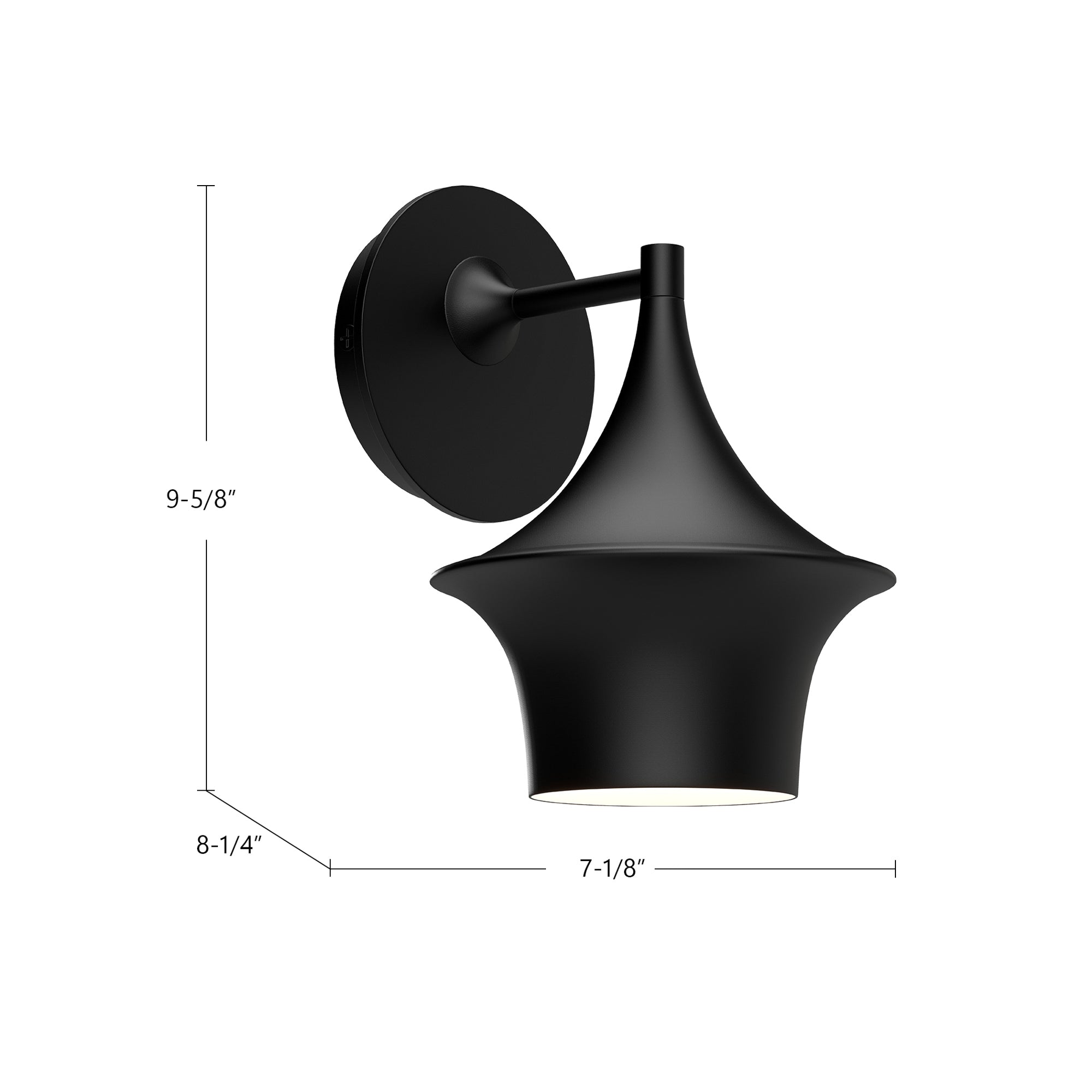 Emiko 7-in Steel Vanity Light