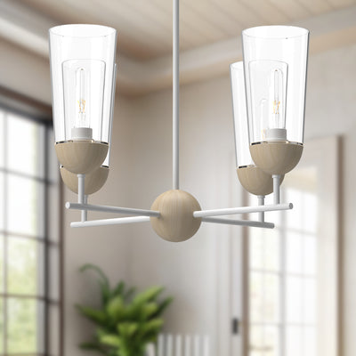 Emil 25-in Steel Chandelier