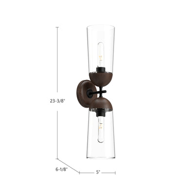 Emil 5-in Steel Vanity Light