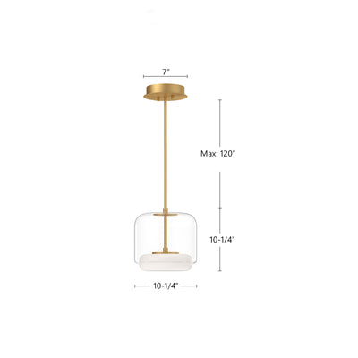Enkel 10-in Aluminum Pendant
