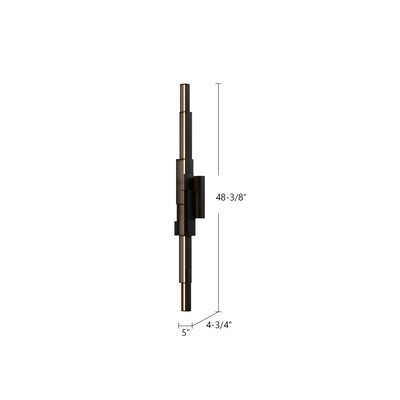 Enzo 48-in Aluminum PC Wall Sconce