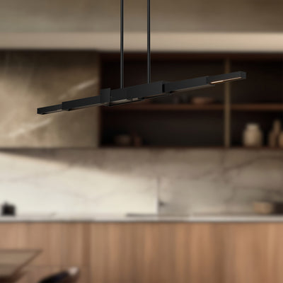 Enzo 60-in Aluminum Linear Pendant