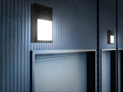 Commercial LED 15.8W Mini Wall Light 5 Color Selectable with Photocell