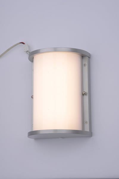 Residential LED Half Cylinder Wall Sconce with Photocell Sensor