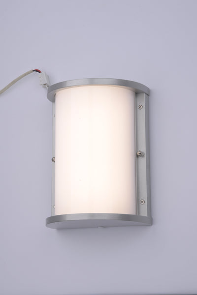 Residential LED Half Cylinder Wall Sconce with Photocell Sensor
