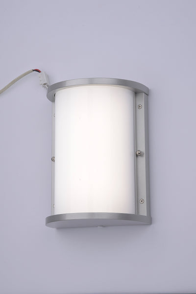 Residential LED Half Cylinder Wall Sconce with Photocell Sensor