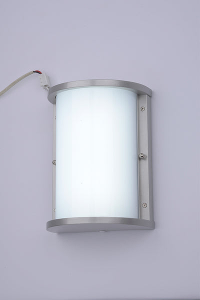 Residential LED Half Cylinder Wall Sconce with Photocell Sensor