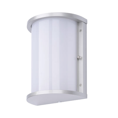 Residential LED Half Cylinder Wall Sconce with Photocell Sensor