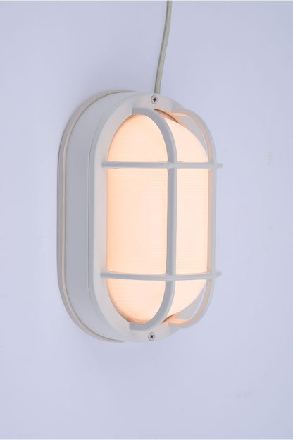 Residential LED Outdoor Wall Light 6W 6CCT White Bulkhead Fixture