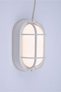 Residential LED Outdoor Wall Light 6W 6CCT White Bulkhead Fixture
