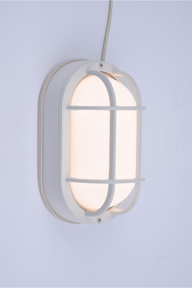 Residential LED Outdoor Wall Light 6W 6CCT White Bulkhead Fixture
