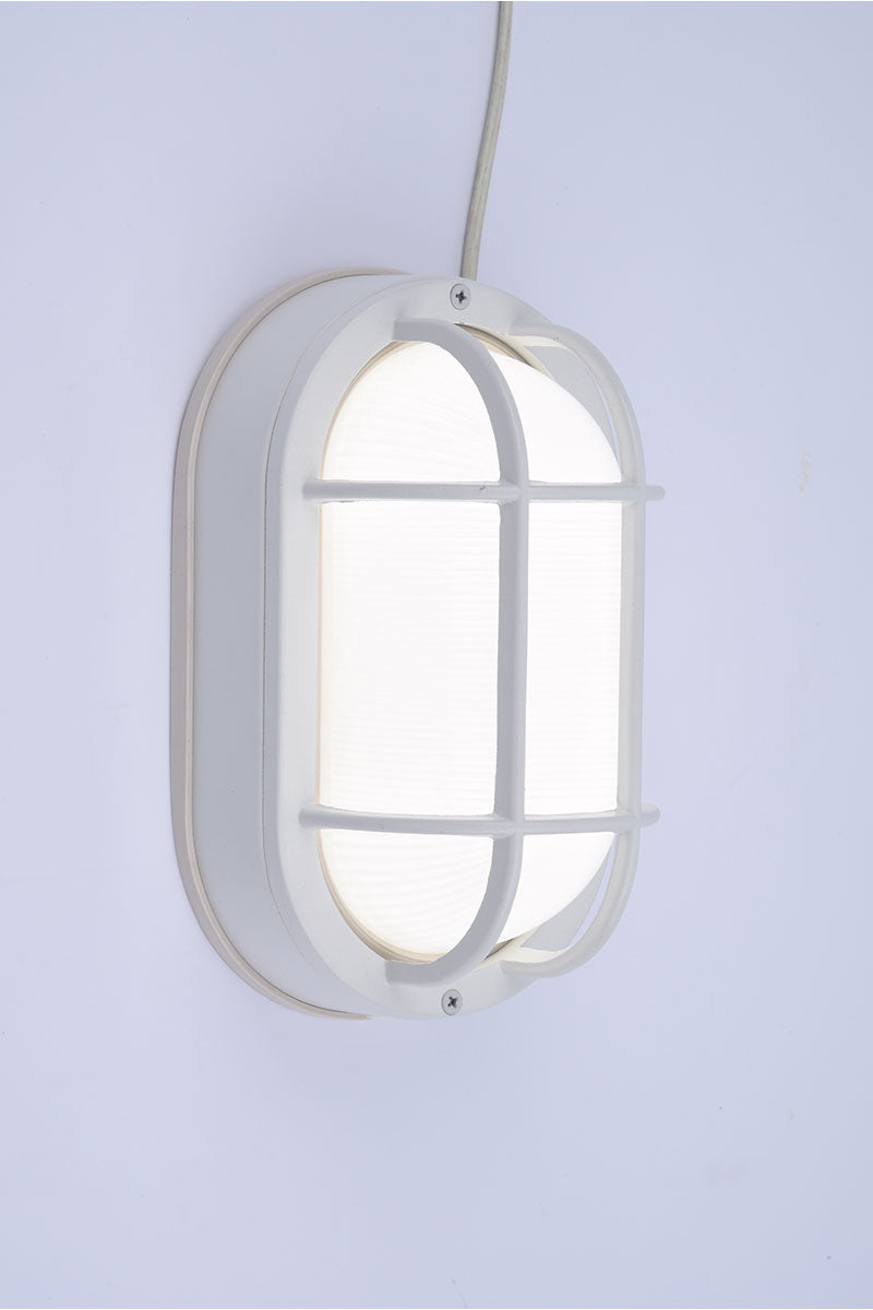 Residential LED Outdoor Wall Light 6W 6CCT White Bulkhead Fixture