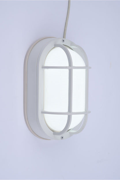 Residential LED Outdoor Wall Light 6W 6CCT White Bulkhead Fixture