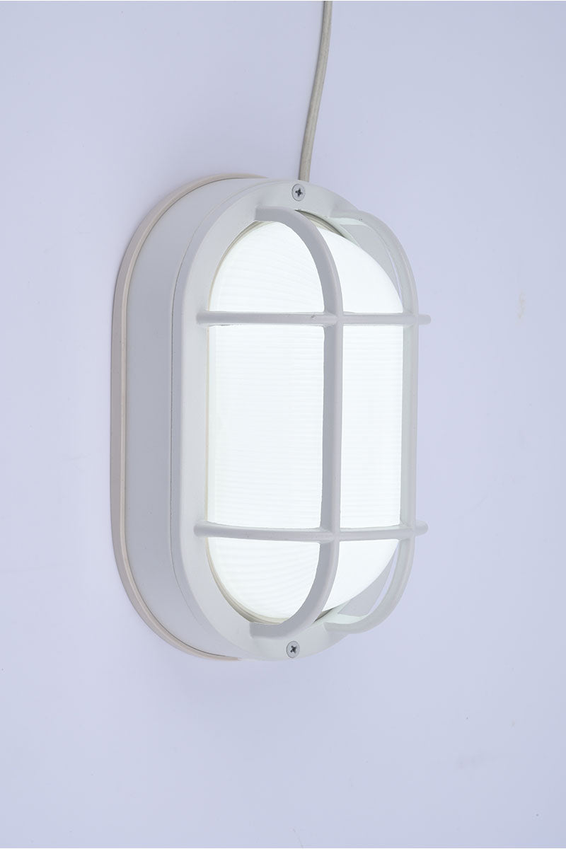 Residential LED Outdoor Wall Light 6W 6CCT White Bulkhead Fixture