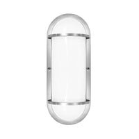 Residential LED 12.5W Oval Wall Sconce with Photocell Sensor