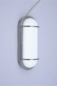 Residential LED 12.5W Oval Wall Sconce with Photocell Sensor