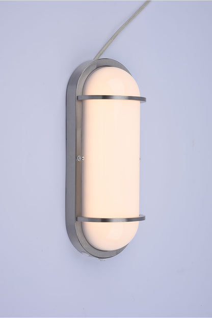 Residential LED 12.5W Oval Wall Sconce with Photocell Sensor