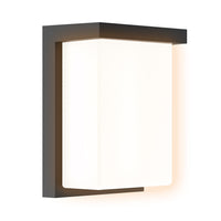 Residential LED Outdoor Wall Light 3CCT 3Watt Selectable Rectangle Fixture
