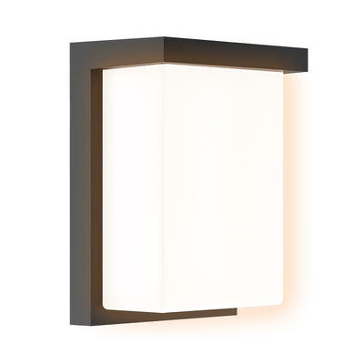 Residential LED Outdoor Wall Light 3CCT 3Watt Selectable Rectangle Fixture