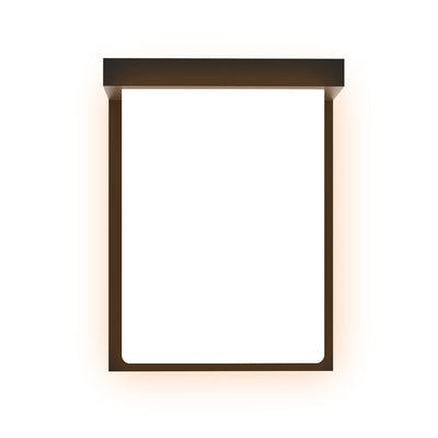 Residential LED Outdoor Wall Light 3CCT 3Watt Selectable Rectangle Fixture
