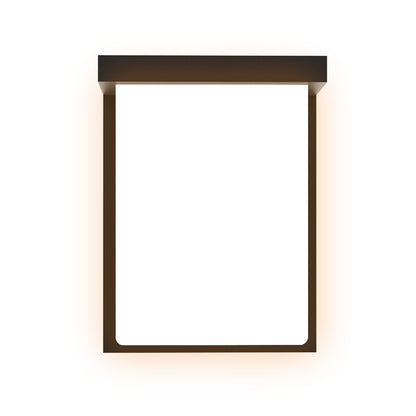 Residential LED Outdoor Wall Light 3CCT 3Watt Selectable Rectangle Fixture