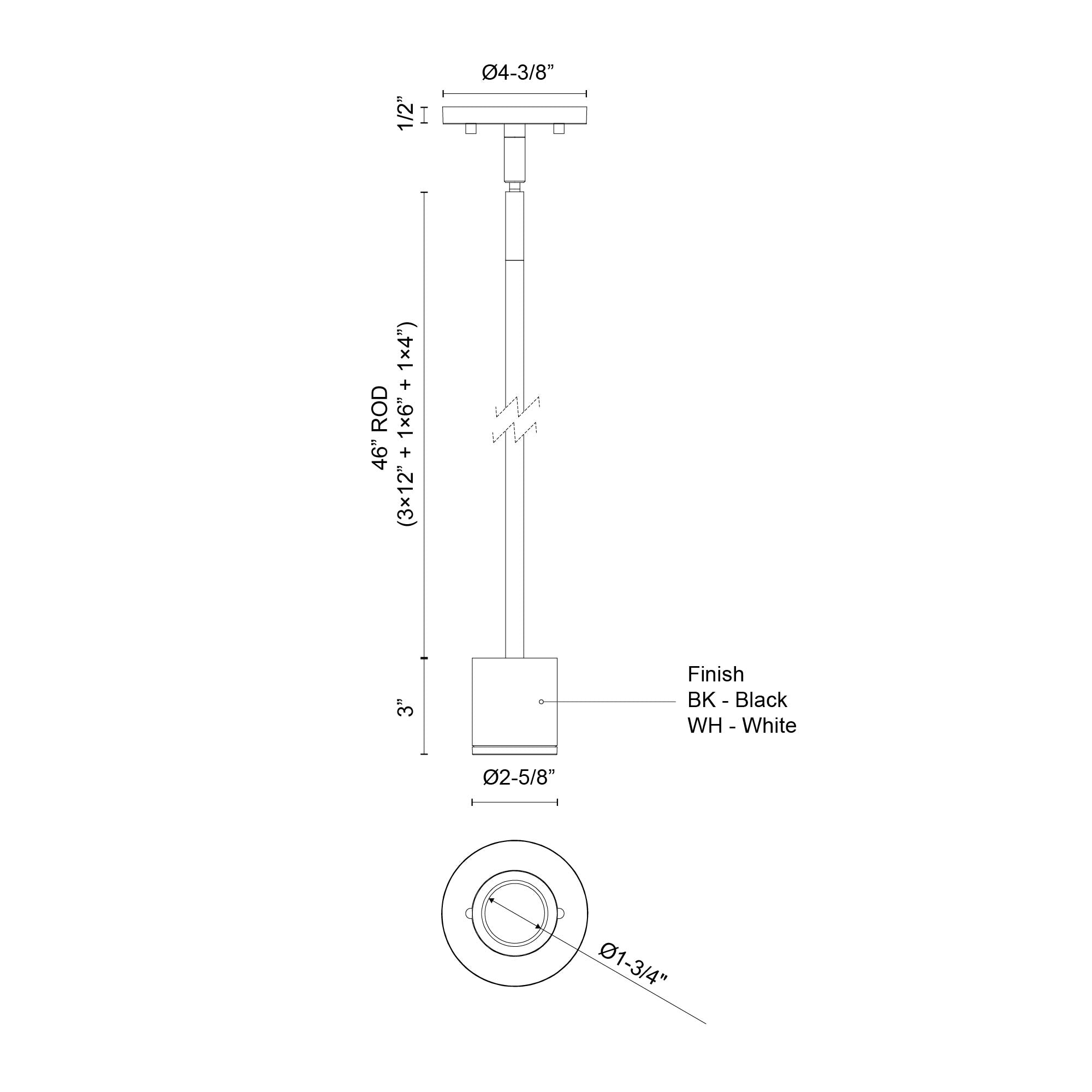 Nordic 3-in (2-in Dia.) Aluminum Outdoor Pendant
