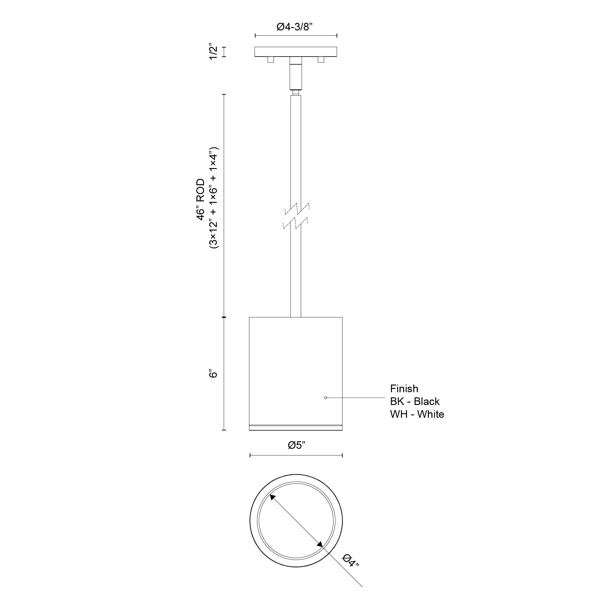 Nordic 6-in (5-in Dia.) Aluminum Outdoor Pendant