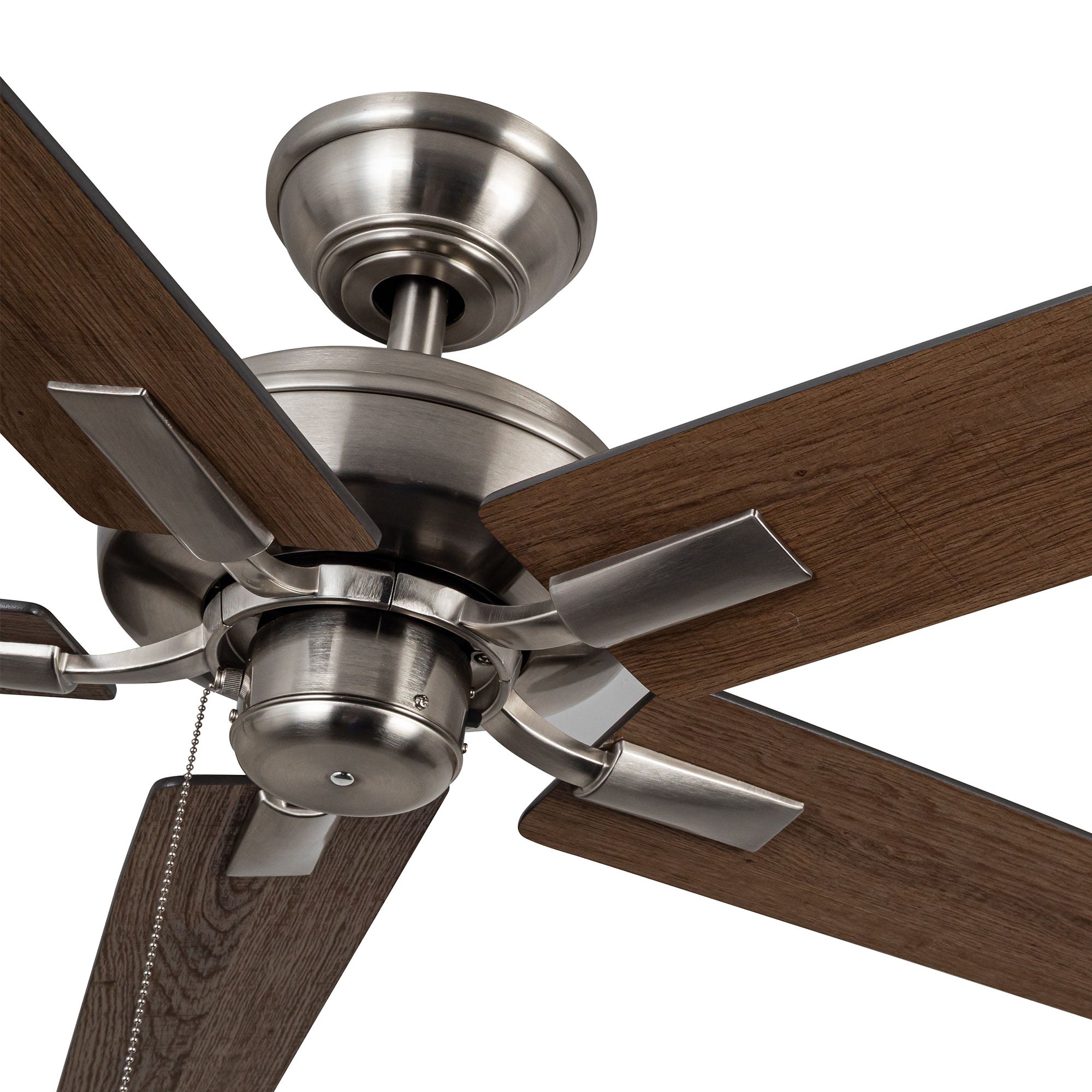 Erikson 52-in Brushed Nickel Reversible AC Ceiling Fan