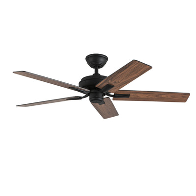 Erikson 52-in Matte Black Ceiling Fan