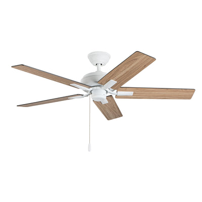 Erikson 52-in White Pull Chain Ceiling Fan